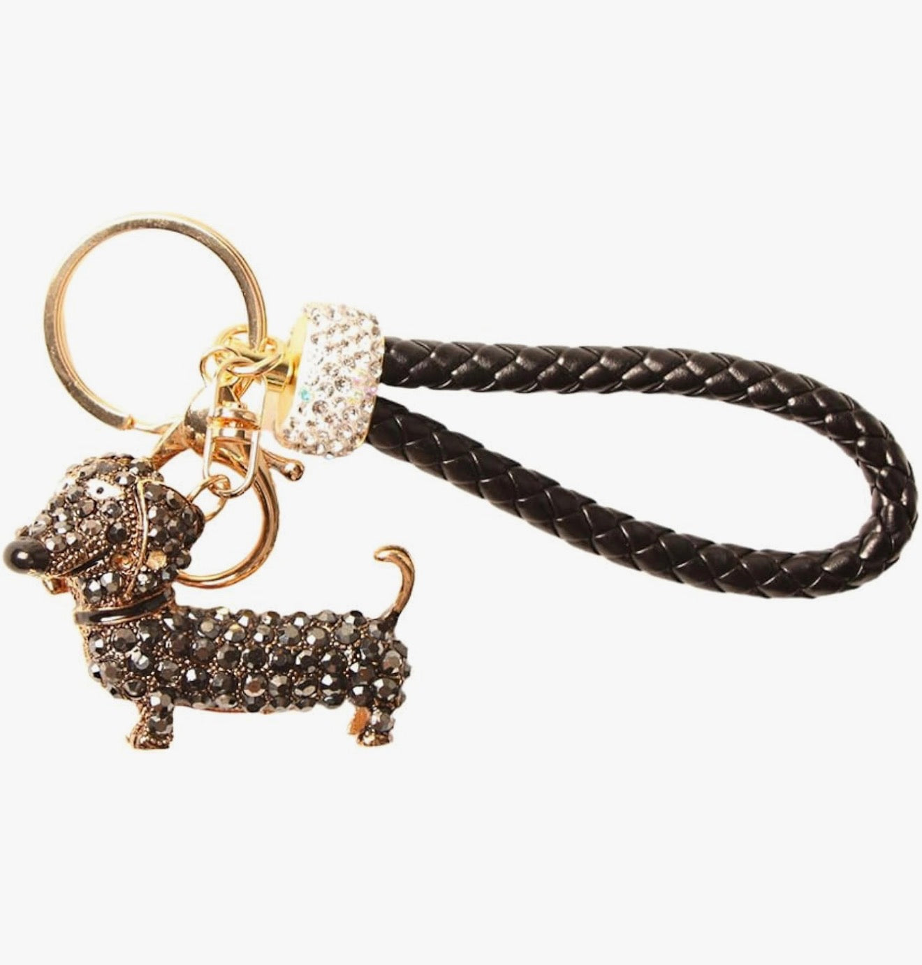 Brown Doxie Key Chain