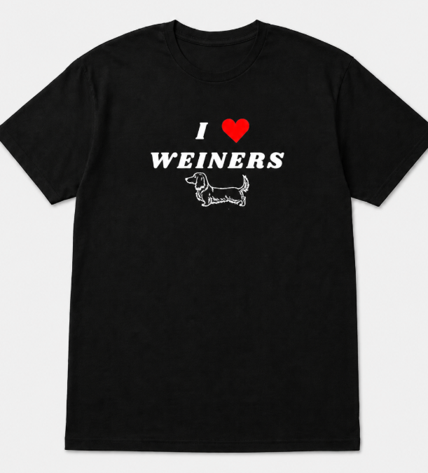 I Love Weiner's T shirt
